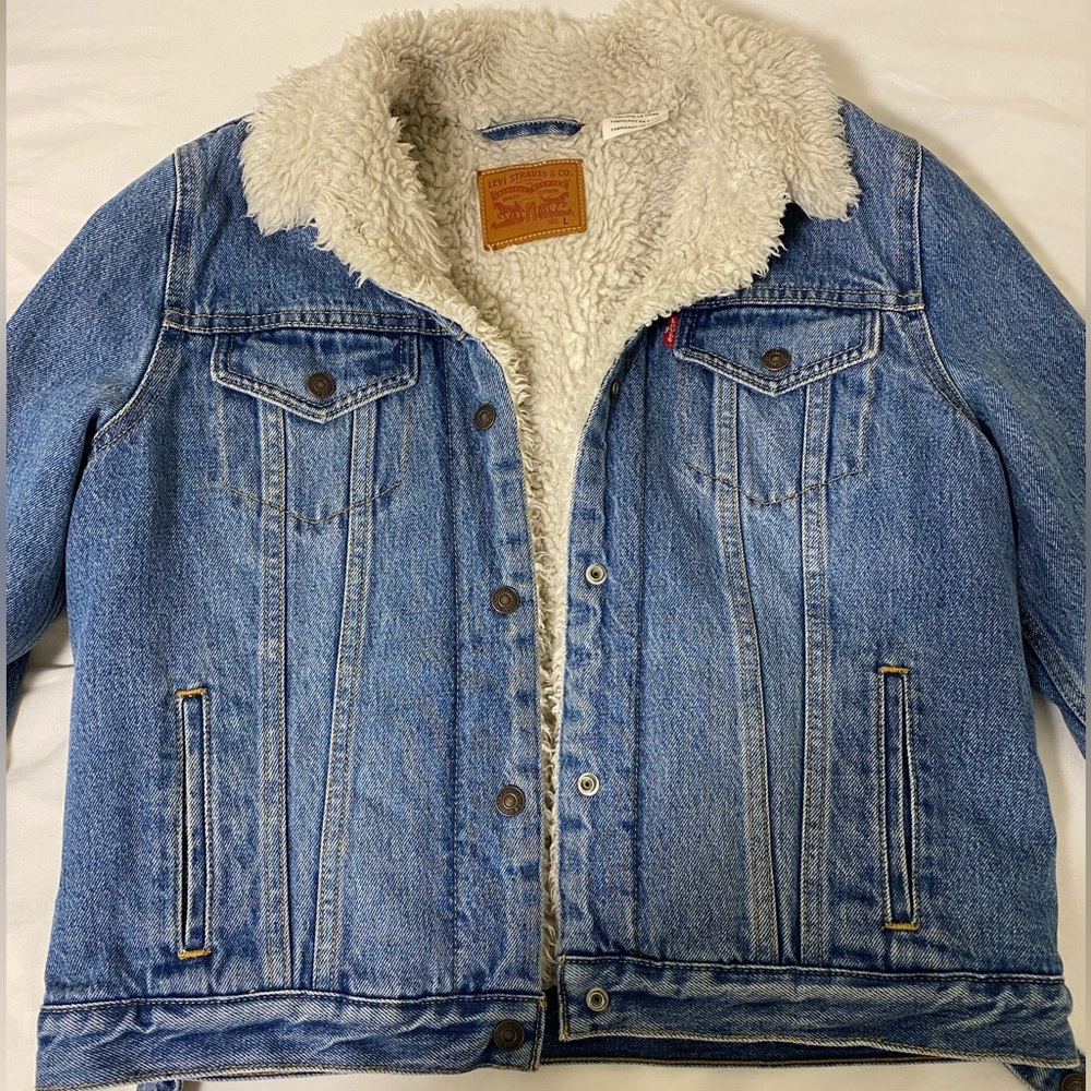 Levi’s Sherpa Denim Trucker Jacket